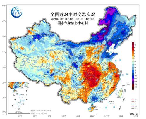 北方的雪来了！大降温已开启，320个寒潮预警信号生效，长江中下游周末也会变凉
